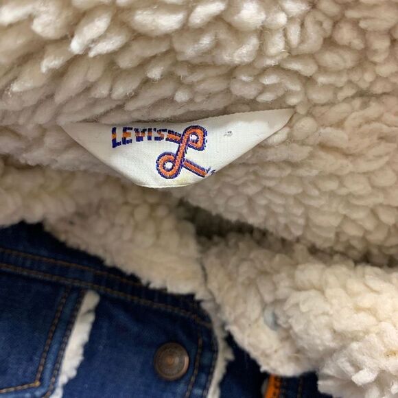 Levi’s Jacket Men Large Jean Sherpa Vintage 1960’s - Picture 3 of 10